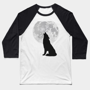 Howling wolf Baseball T-Shirt